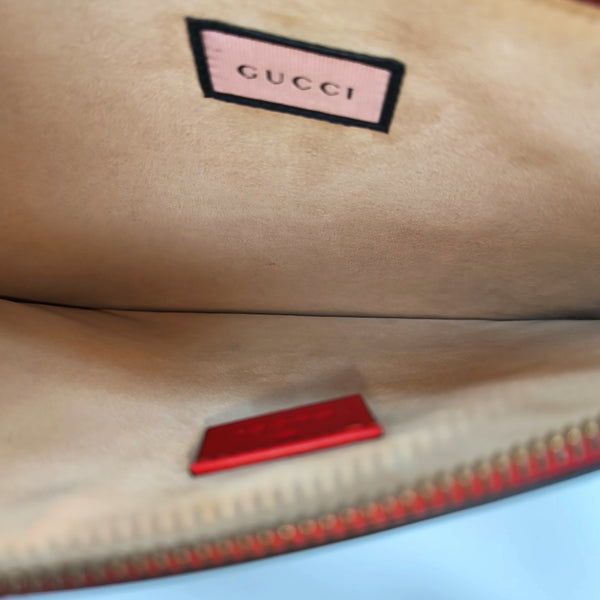 Calfskin Clutch Red