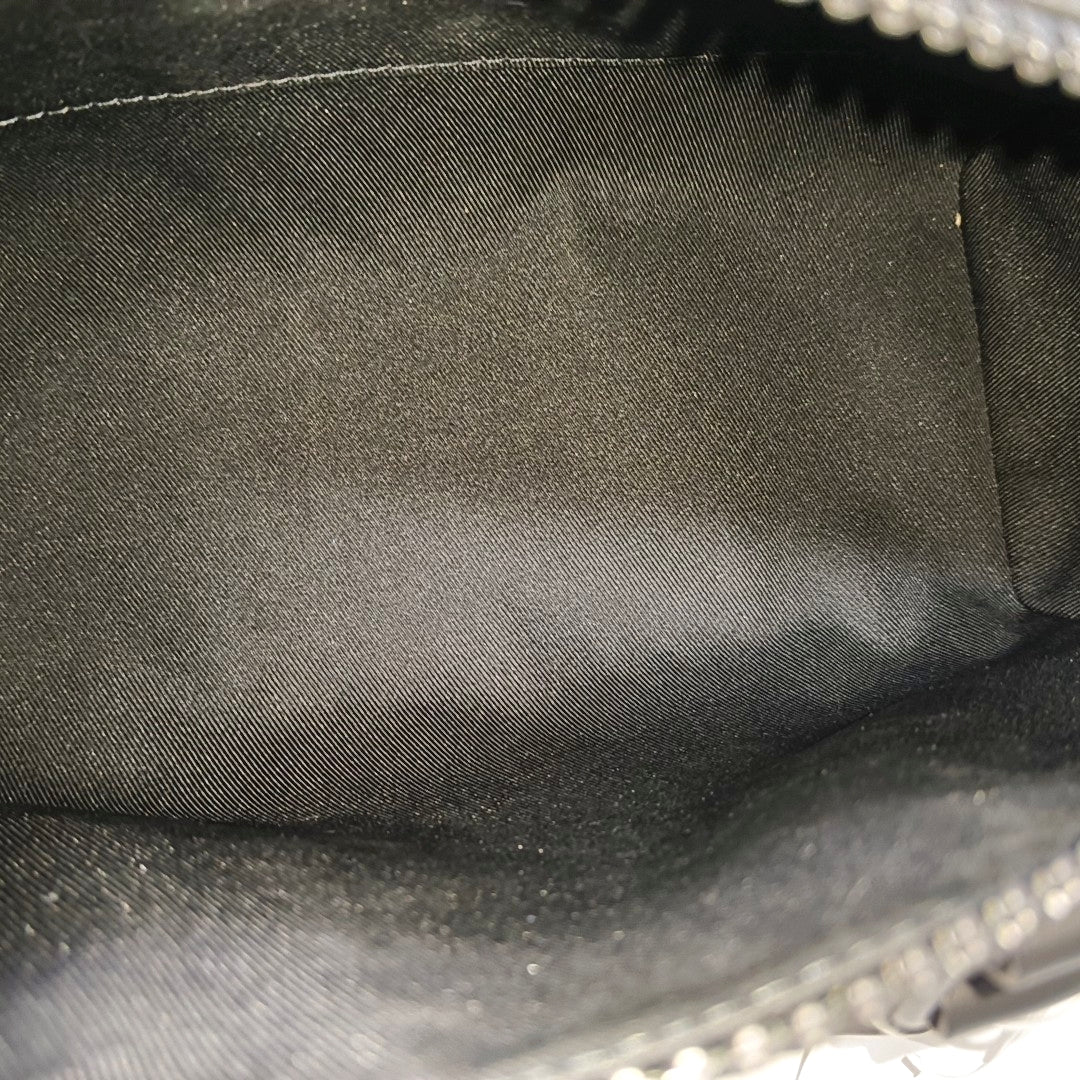 KEEPALL 25 Monogram Calfskin Black