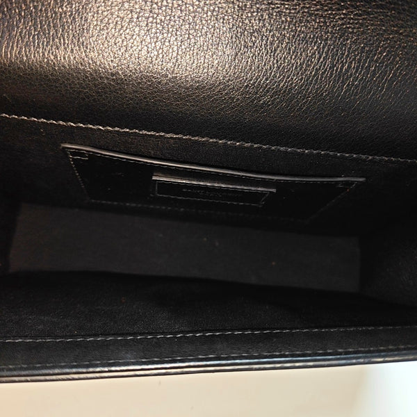 Calfskin Shoulder Bag Black