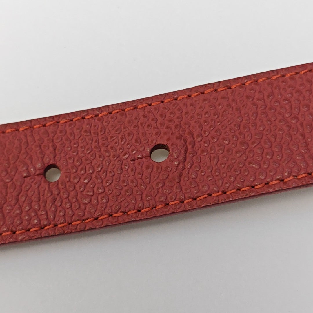 Leather Belt Red