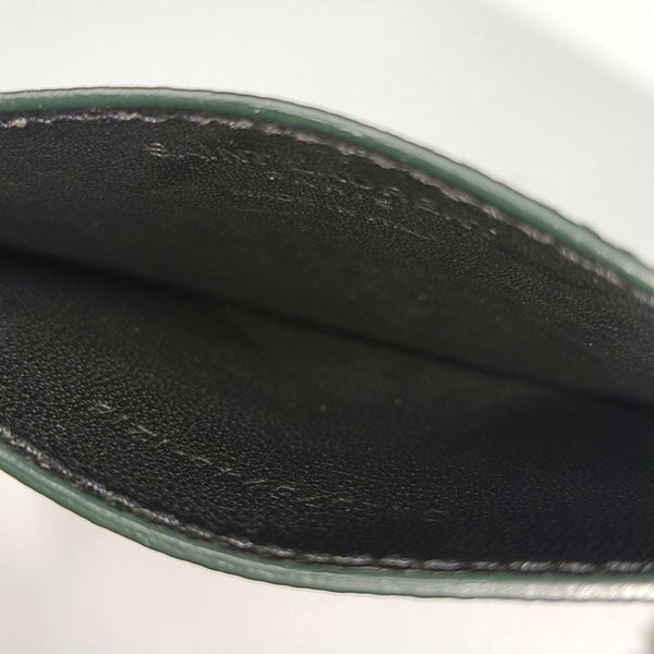 Calfskin Card Holder Green