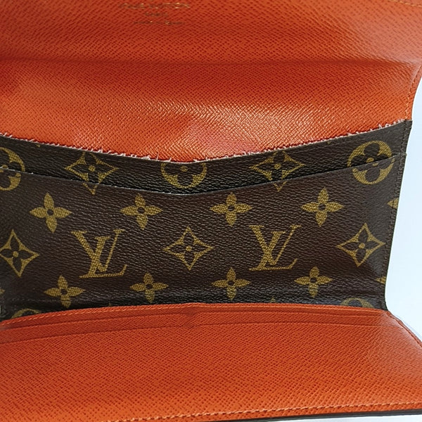 JOSÉPHINE Monogram Coated Canvas Brown Wallet