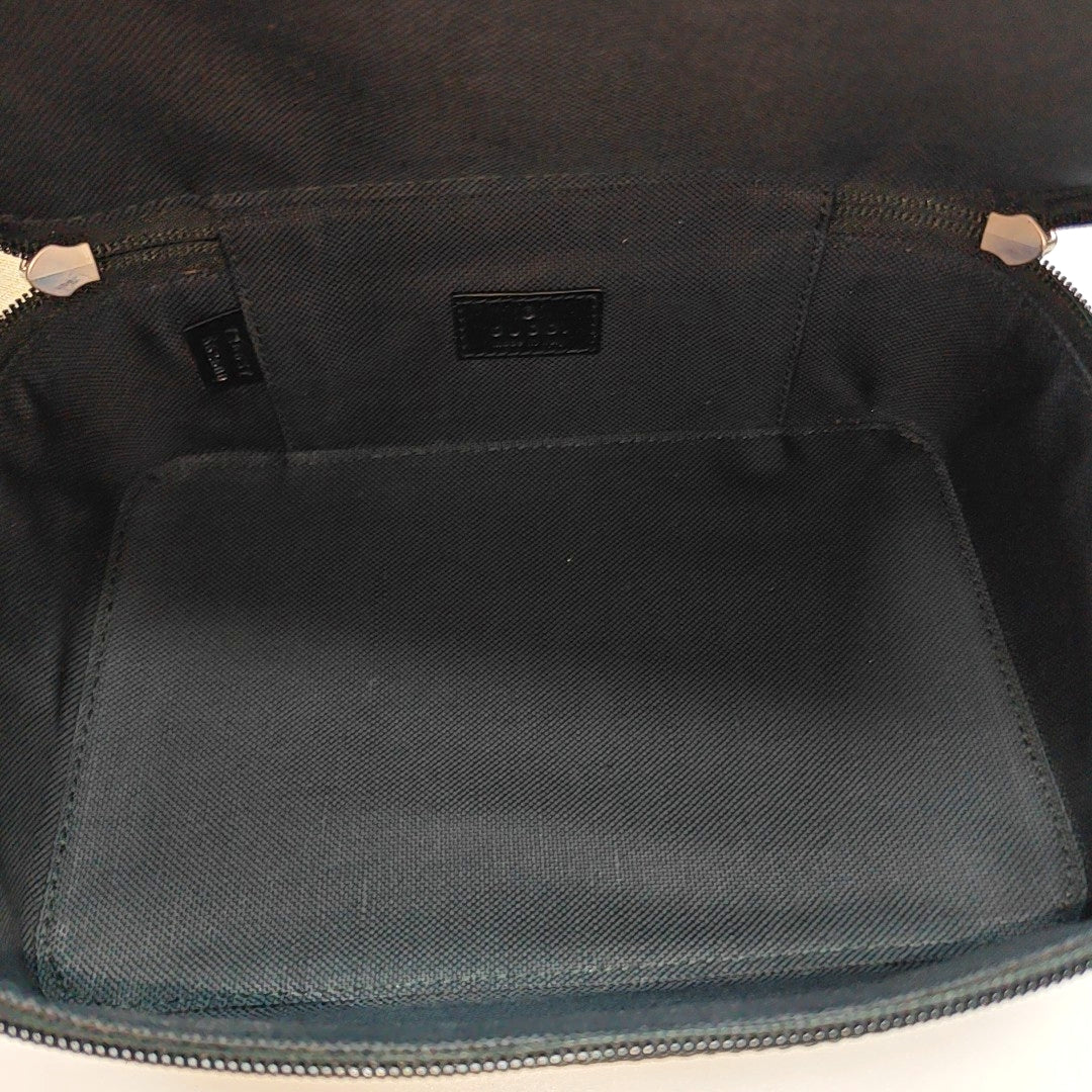 GG Supreme Monogram Coated Canvas Gray