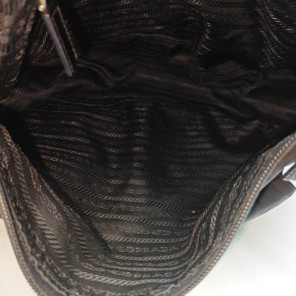 Nylon Crossbody Bag Black