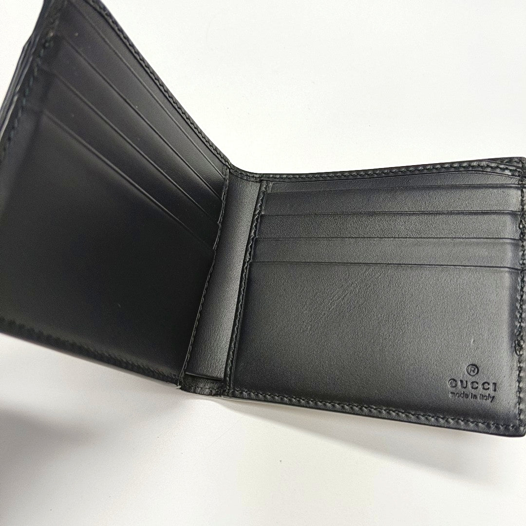 GG Supreme Monogram Coated Canvas Brown Wallet