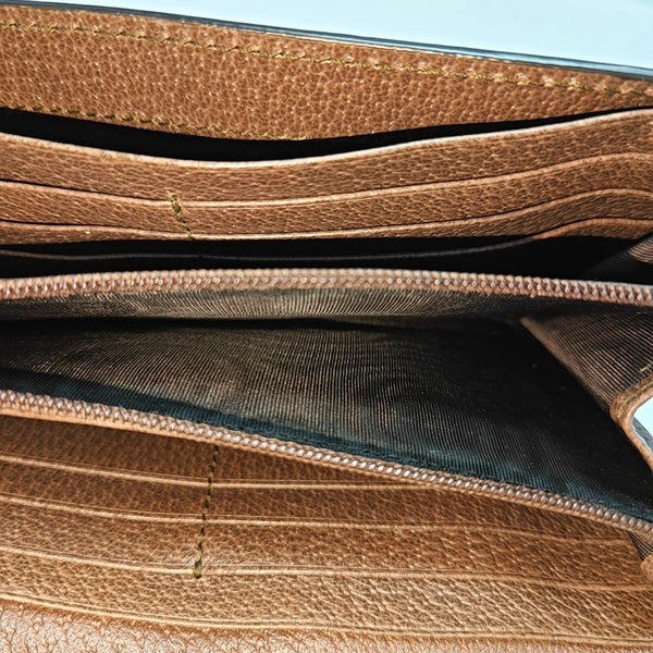 Ophidia Mini Monogram Coated Canvas Beige
