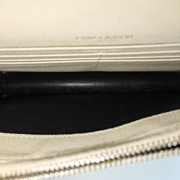 MONOGRAM WOC Chevron Calfskin White