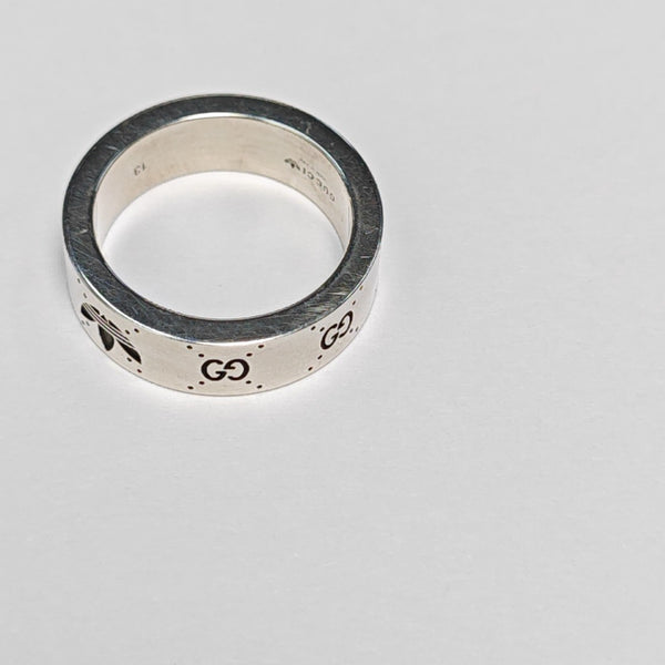 Adidas X Gucci 925 Sterling Silver Ring HK 13