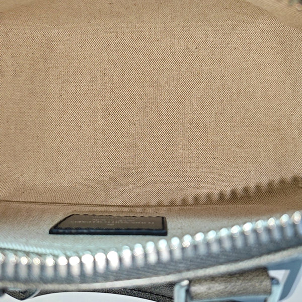 KEEPALL Monogram Calfskin Black