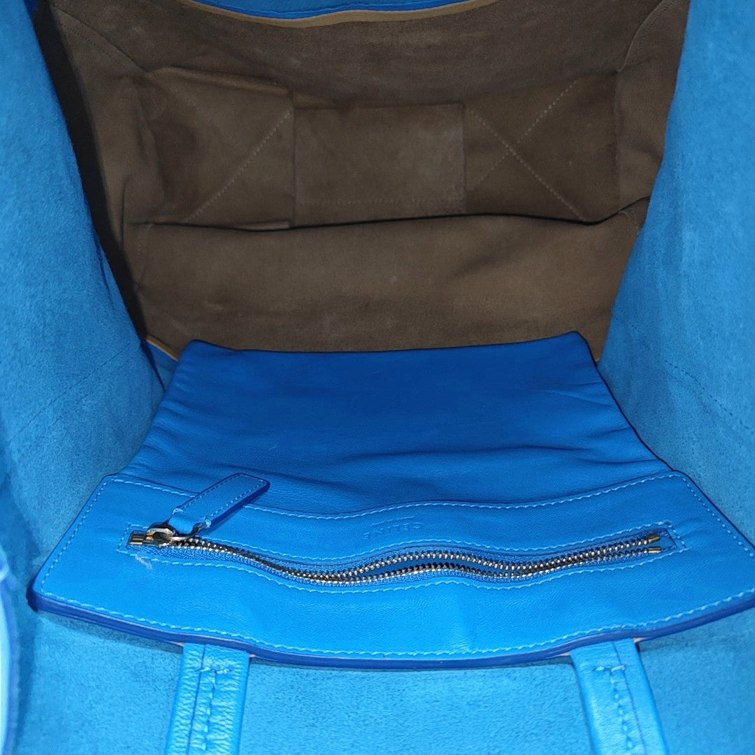 VERTICAL CABAS Medium Calfskin Blue