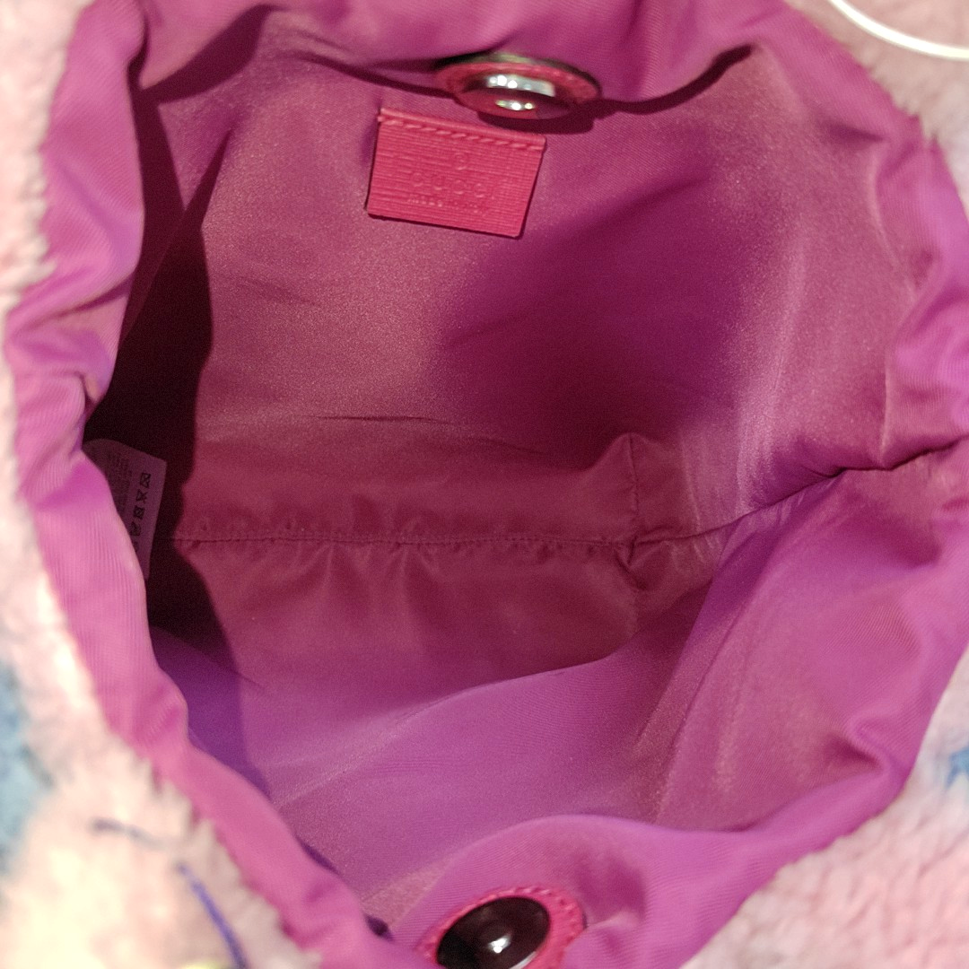 Children’s GG Bucket Sheepskin Pink