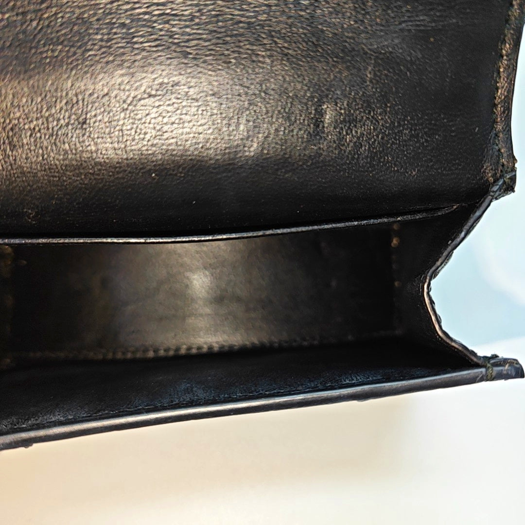 Hourglass Mini Calfskin Black