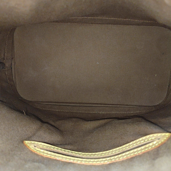 ALMA PM Monogram Coated Canvas Brown