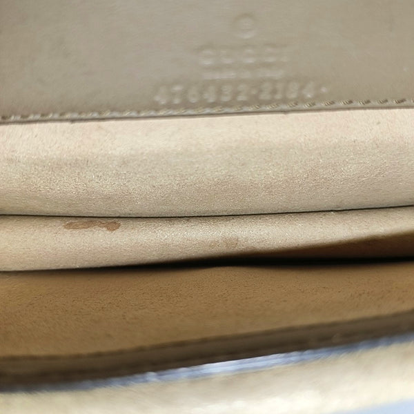 Dionysus Super Mini Monogram Coated Canvas Beige