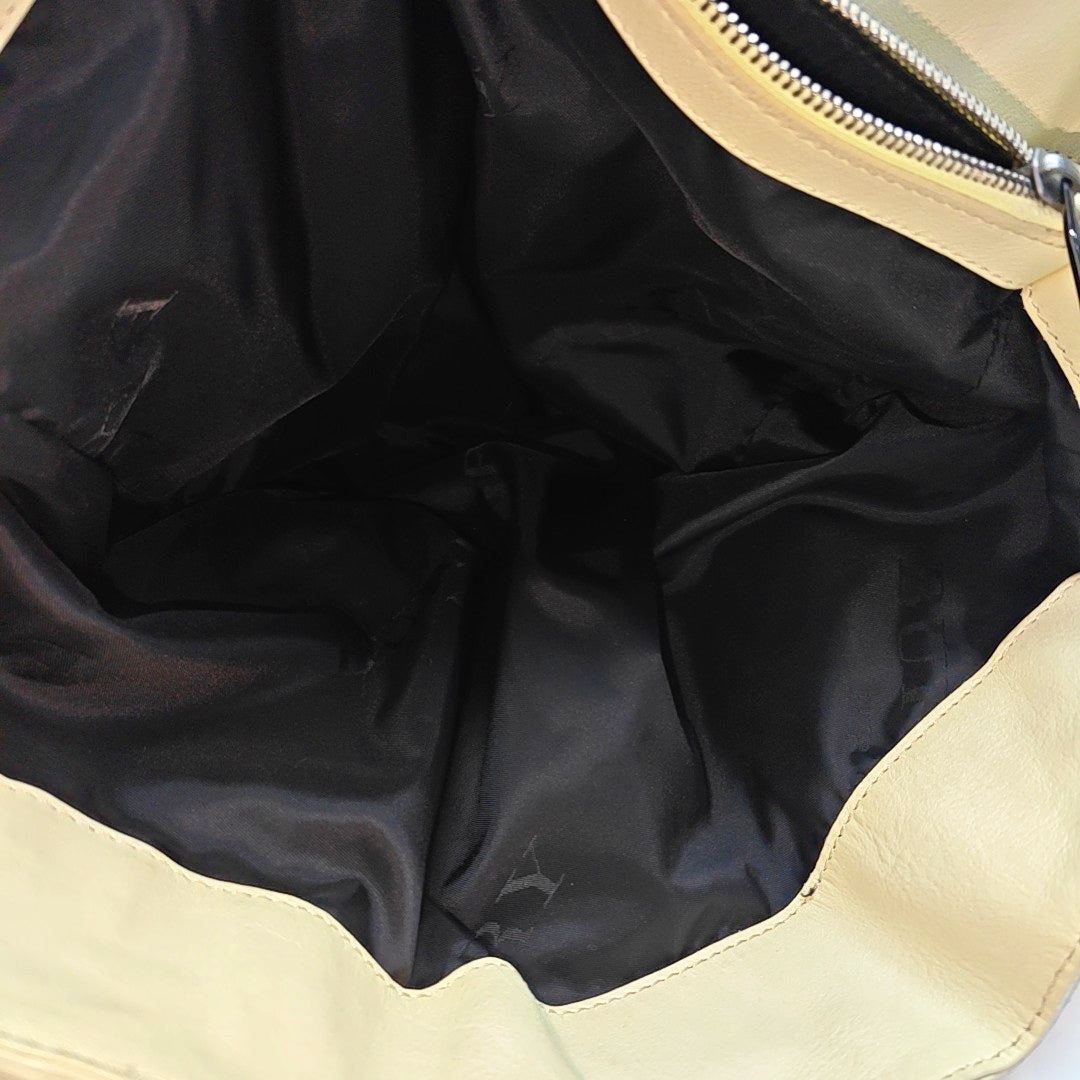 Calfskin Top Handle Bag Beige
