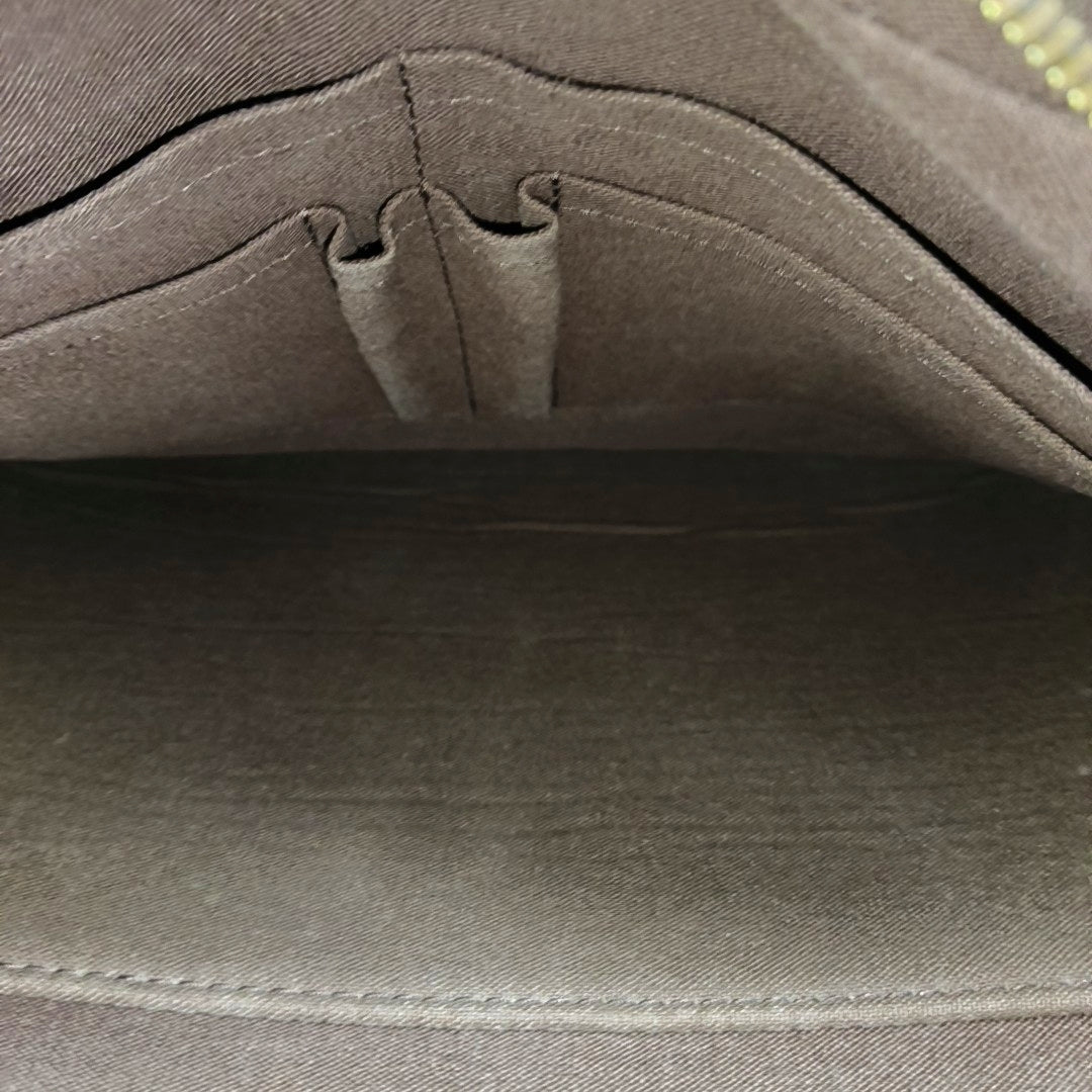 SHELTON Damier Ebene Coated Canvas Brown