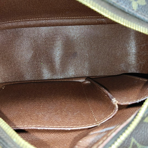 CITE MM Monogram Coated Canvas Brown