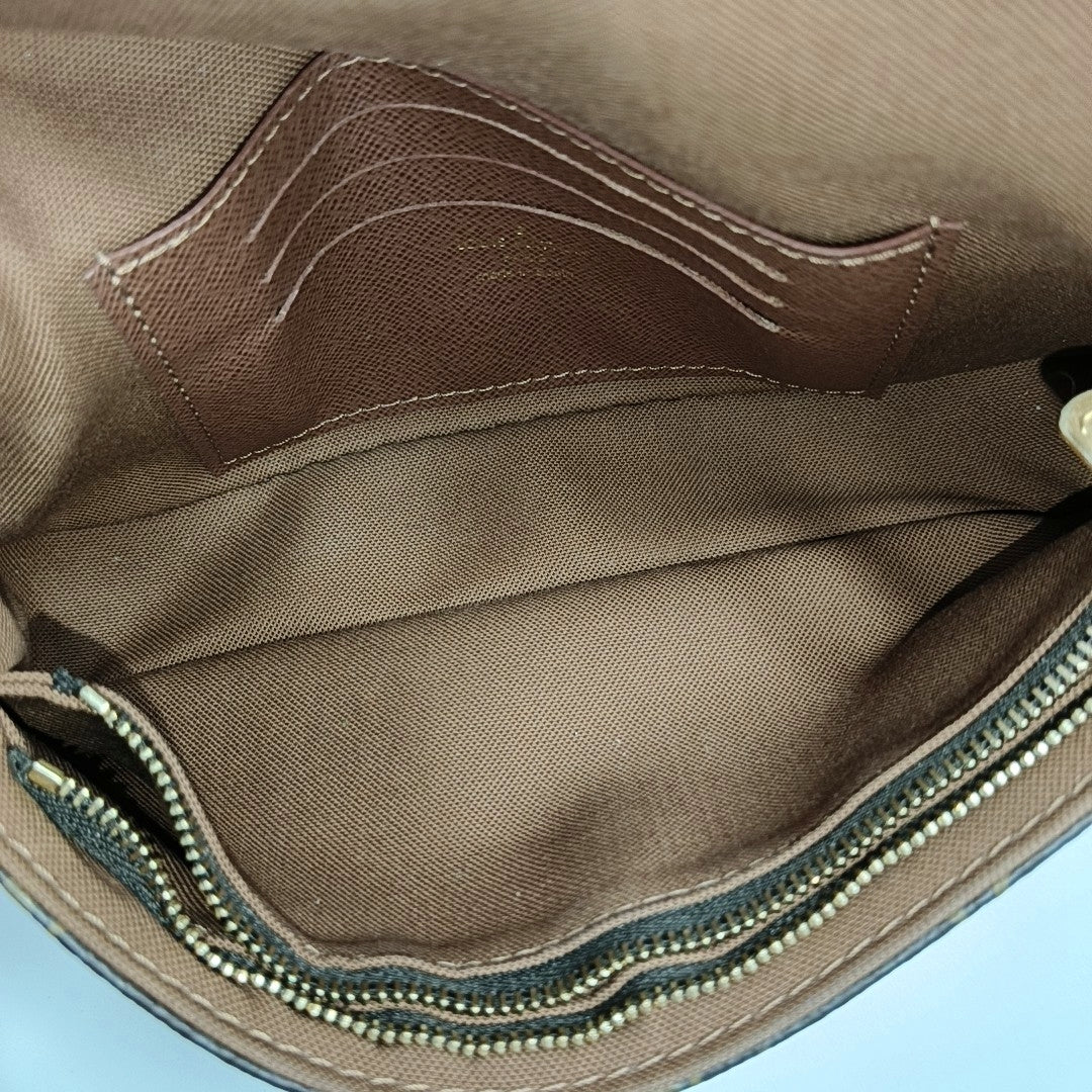 IVY Monogram Coated Canvas Brown