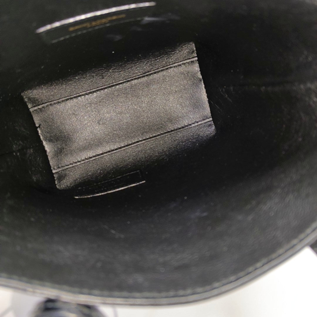 Calfskin Shoulder Bag Black