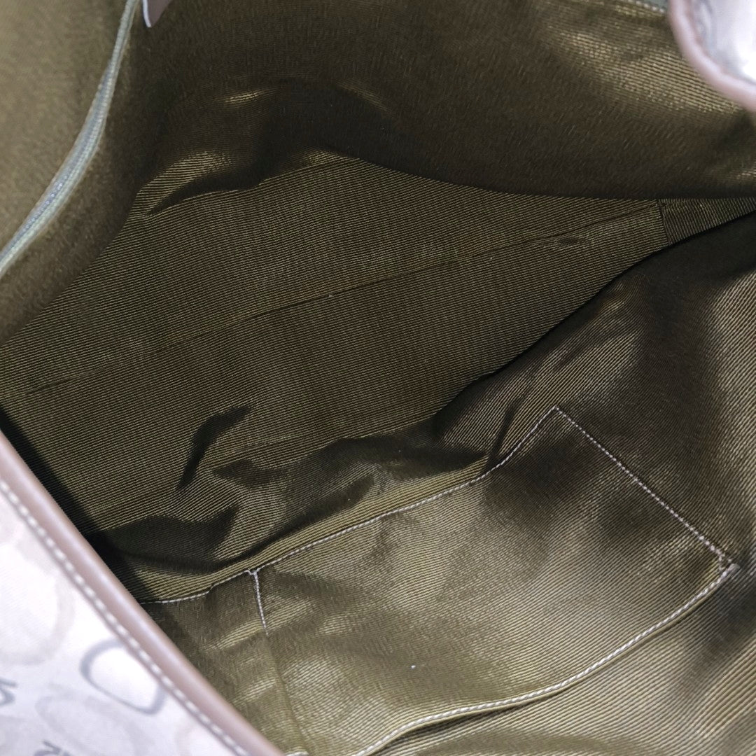 Fabric Top Handle Bag Beige