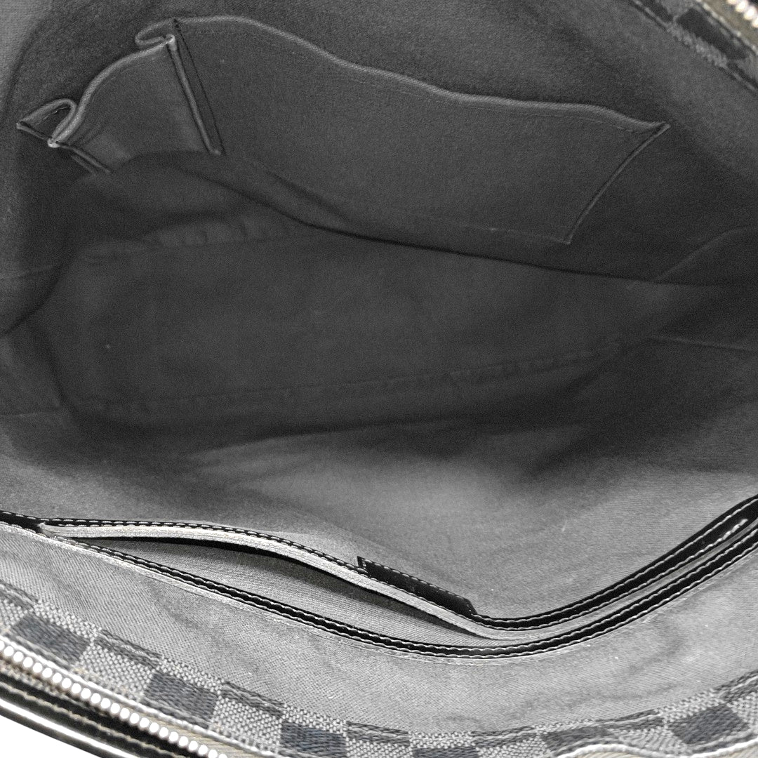 TADAO MM Damier Graphite Coated Canvas Gray