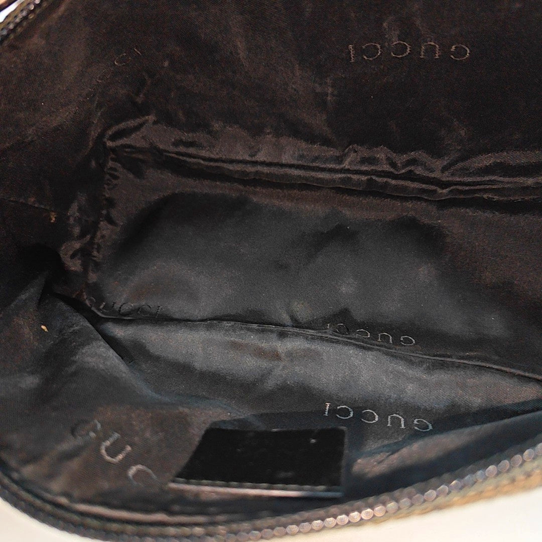Monogram Canvas Top Handle Bag Brown