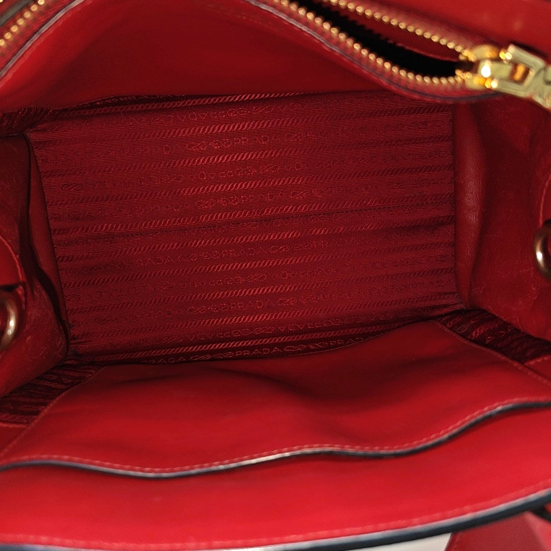 Monochrome Calfskin Red