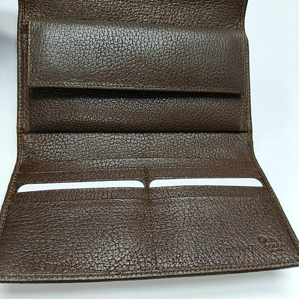 Monogram Canvas Wallet Brown