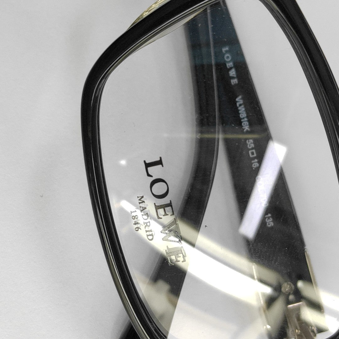 Synthetic Eyeglasses Black