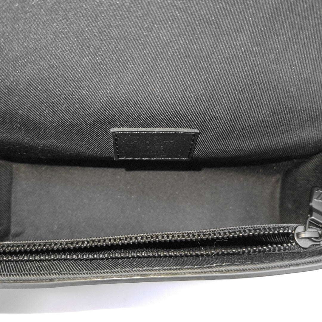 STEAMER Mini Monogram Coated Canvas Black