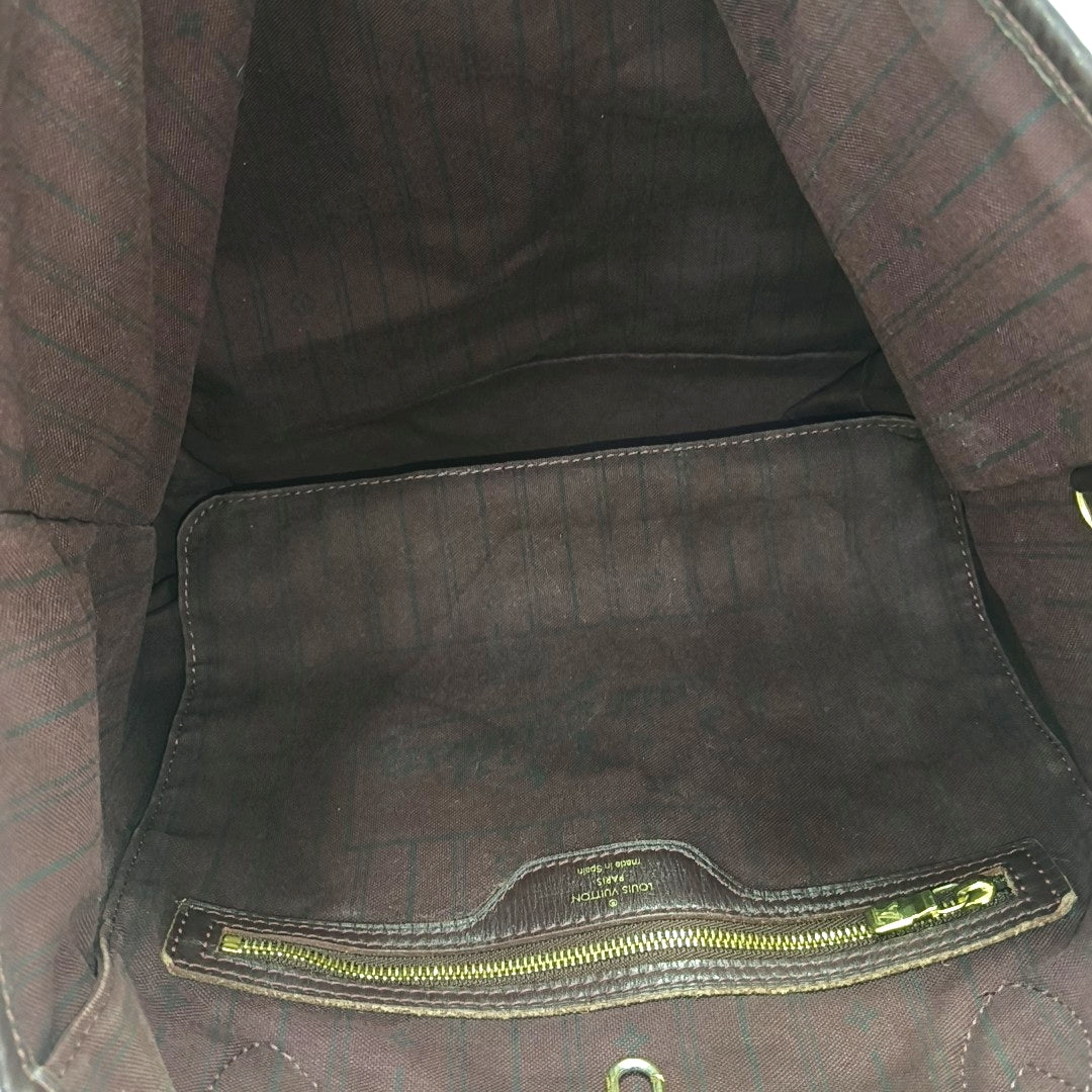 NEVERFULL MM Monogram Canvas Beige