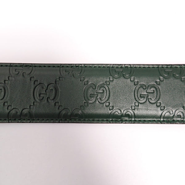 Leather Belt Green