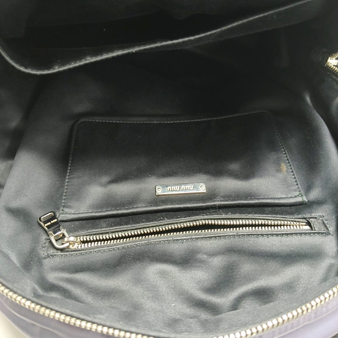 Nylon Backpack Blue