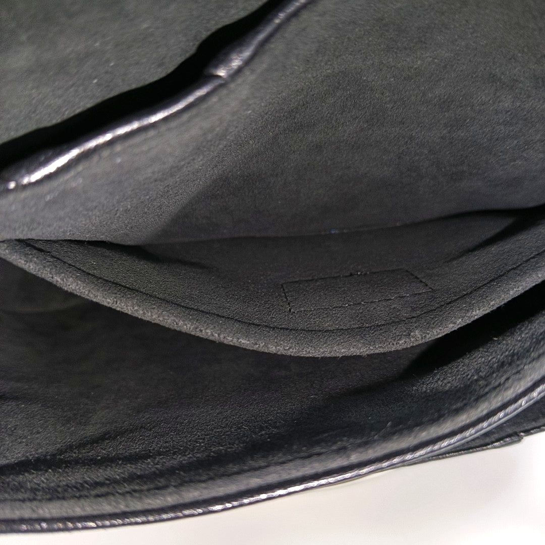 SUNSET Monogram Lambskin Black