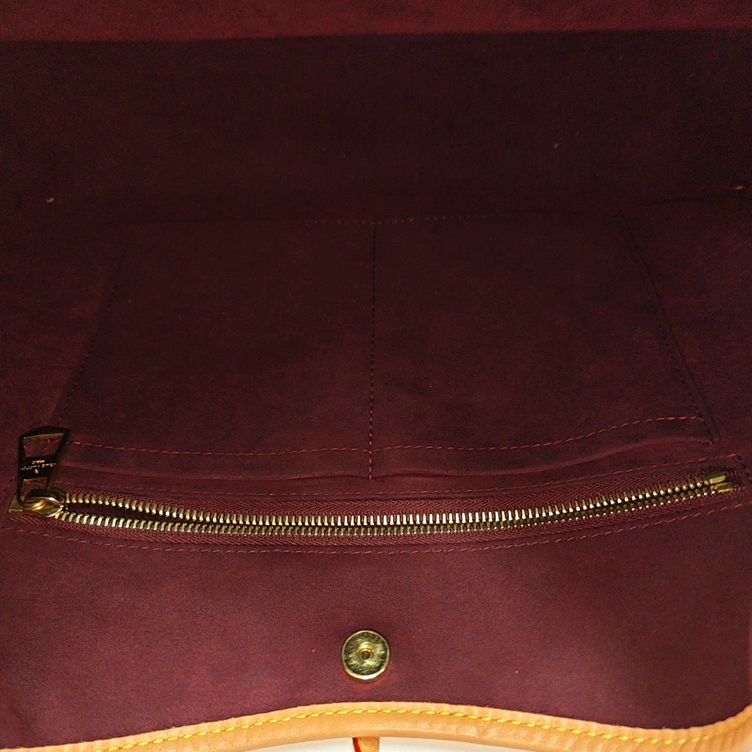 CARRYALL MM Monogram Coated Canvas Brown
