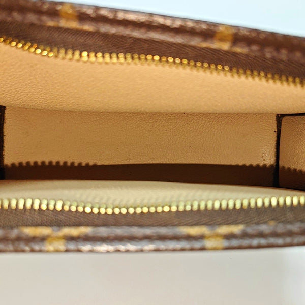 TOILET POCKET 19 Monogram Coated Canvas Brown
