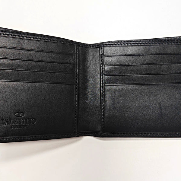 Coated Canvas Card Holder Green