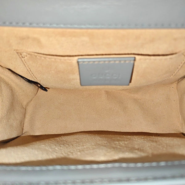 Padlock Small Monogram Calfskin Gray
