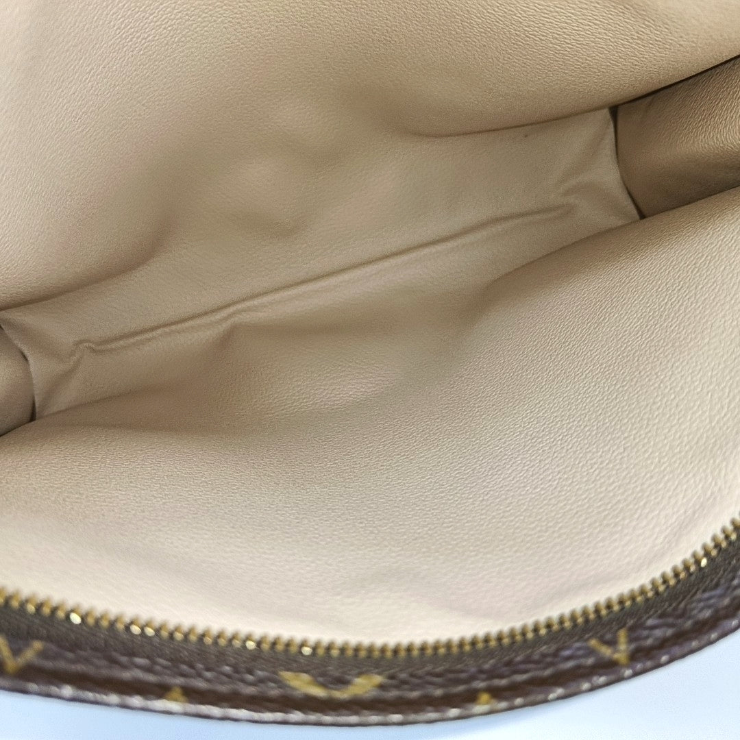 TOILET POCKET 26 Monogram Coated Canvas Brown