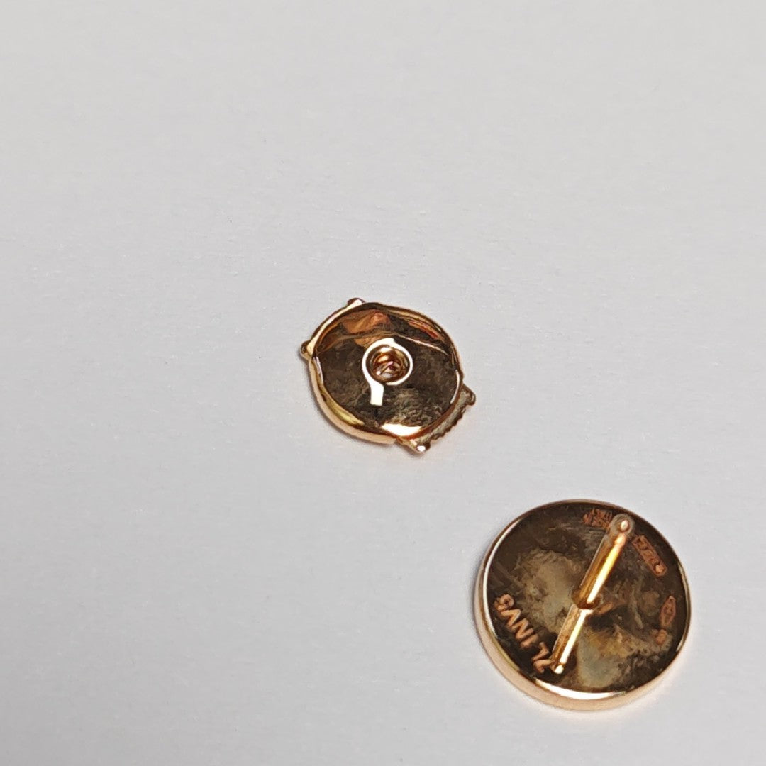 BVLGARI BVLGARI 18k Rose Gold Stud Earrings