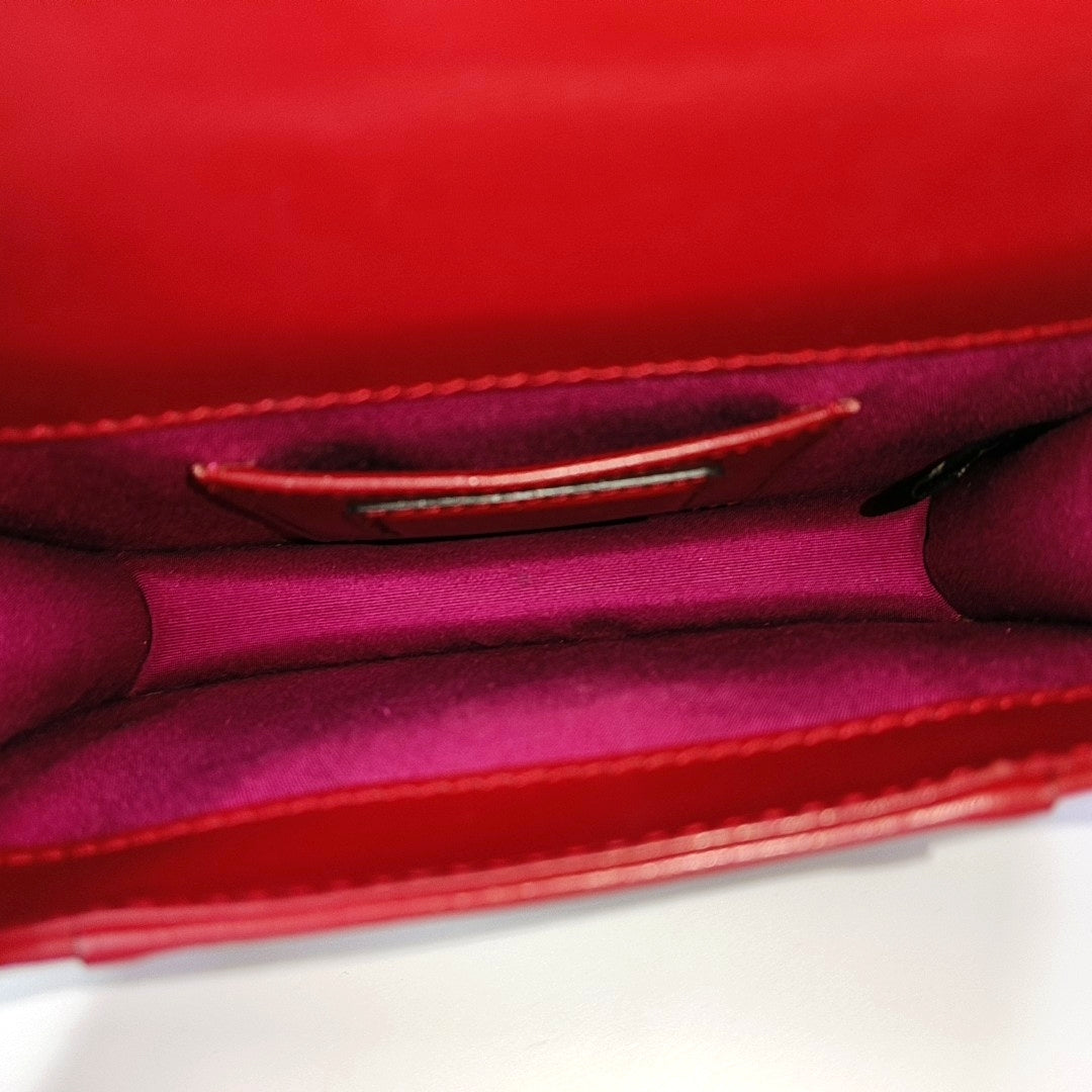 SERPENTI FOREVER Small Calfskin Red