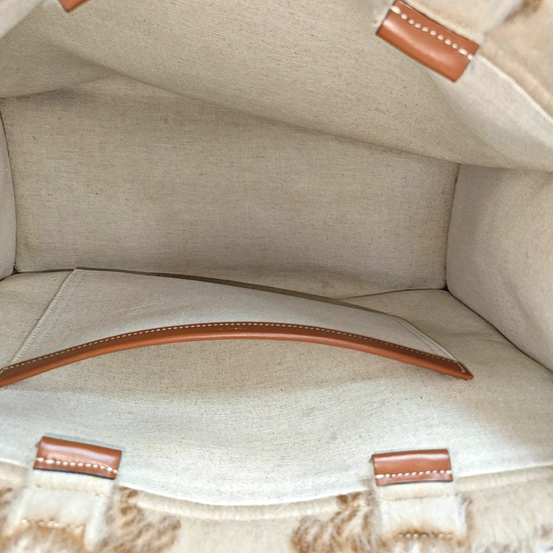 CABAS CELINE Large Wool Beige
