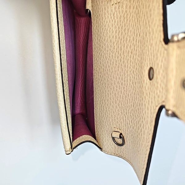 Dionysus Super Mini Calfskin Beige