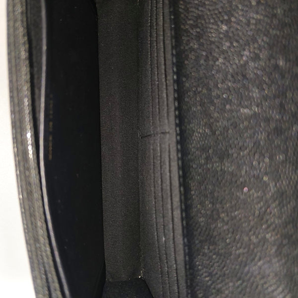 WOC Quilted Grained Calfskin Black
