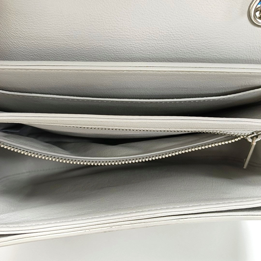 C Medium Calfskin Gray