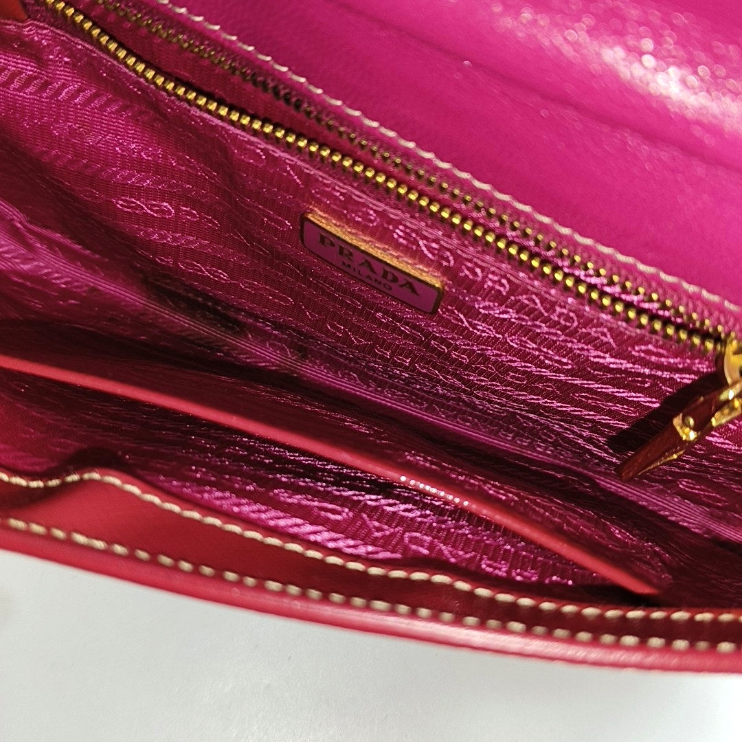 Saffiano Calfskin Red