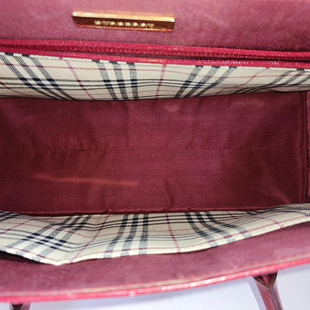 Calfskin Top Handle Bag Red