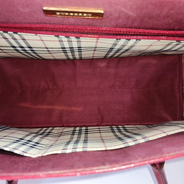 Calfskin Top Handle Bag Red