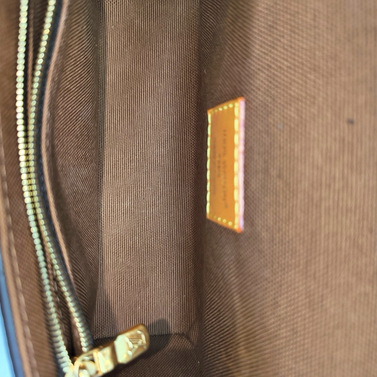 STEAMER Mini Monogram Coated Canvas Brown