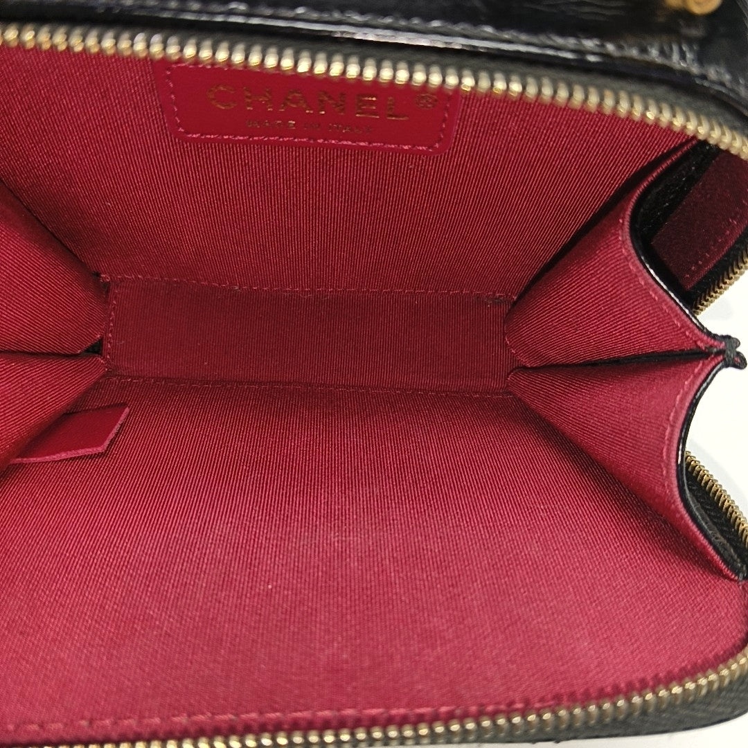 Quilted Lambskin Black